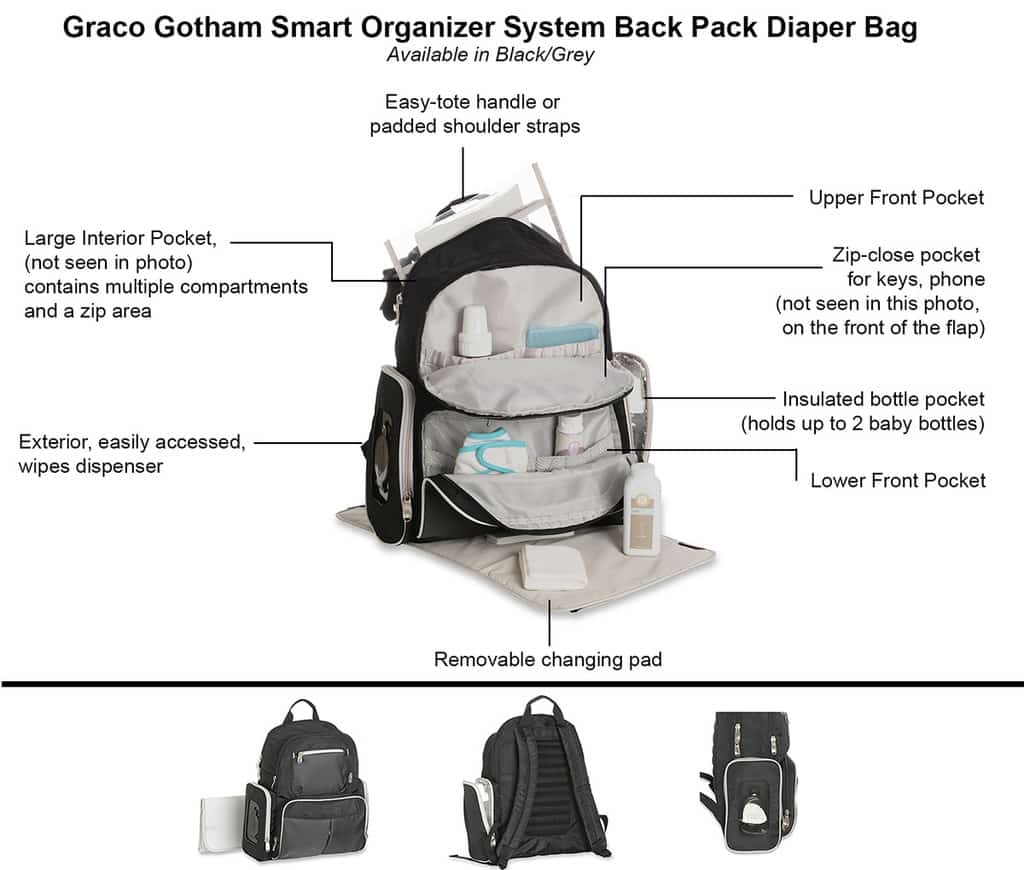 Expert Review of Graco Bag - One of the best Backpack Diaper Bags