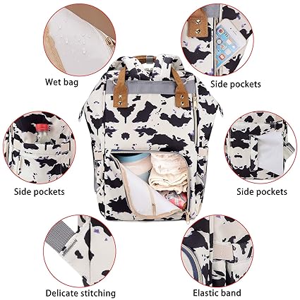 Cow Print Diaper Bags