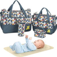 5PCS Diaper Bag Tote Set